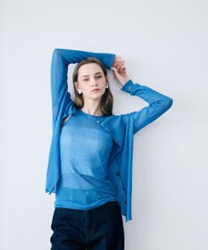 uncrave ランダムリブシアーニット カーディガン