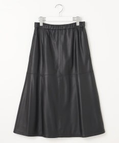 自由区 ラムレザー スカート