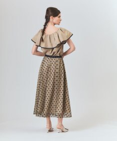 GRACE CONTINENTAL ドットembチュールスカート