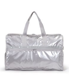 LeSportsac DELUXE LG WEEKENDER/フロストシルバーシャイン