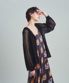 GRACE CONTINENTAL メッシュニットフーディー