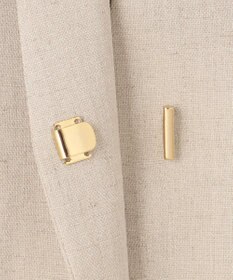 23区 【セットアップ対応/洗える】アイアスマットストレッチ ノーカラー ジャケット