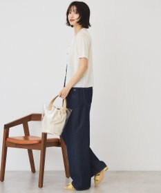 AMERICAN HOLIC 襟付きスキッパー半袖ニットポロ