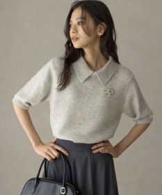 組曲 【好評につき追加販売】リボンビジューブローチ