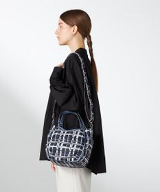 Y'SACCS ドローイングチェック2WAYミニトート