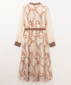 GRACE CONTINENTAL チェーン刺繍ワンピース