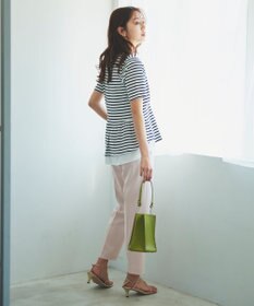 Feroux 【UVケア】バックペプラムチュニック Tシャツ