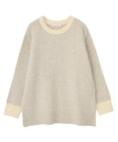 AMERICAN HOLIC 起毛バイカラーニットプルオーバー