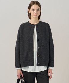 ICB ミルドウール ニットブルゾン