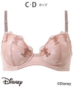 Wing ブラジャー 【ディズニー】 自然なまるみシルエット ソフトなつけごこち 【ナチュラルアップブラ】 ミッキーマウス KB2063 ウイング／ワコール