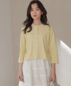 組曲 マイラックカラー カーディガン