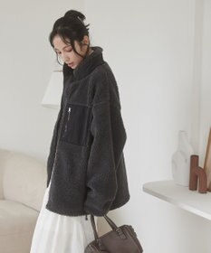 WEGO 【ユニセックス着用ITEM/SMLサイズ展開】ボアブルゾン