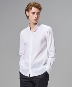 JOSEPH HOMME 新柄【オリジナル素材】ラティスジャガードストレッチ　ウィングカラーシャツ