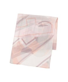 MOONBAT 【シルク100%】フルラ (FURLA) シルクシフォンロングスカーフ アーチロゴ 150cm×35cm