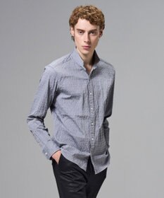 JOSEPH HOMME 新柄【オリジナル素材】ラティスジャガードストレッチ　ウィングカラーシャツ