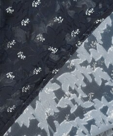 組曲 【WEB限定】フラワーボーダージャカードプリント ブラウス