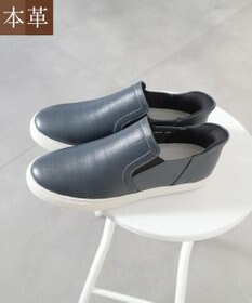 Pointer 本革スライドオンスリッポン