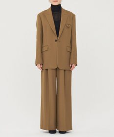 uncrave プレーンスーツ ワイドパンツ（uncrave WHITE）