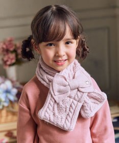 ANY KIDS ケーブルニットマフラー