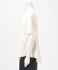 23区 【エステータ】コットンコンプレッシャージャージー タックデザイン カットソー