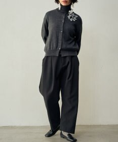 muuc トリプルクロス タックパンツ｜軽くてふっくらした三重織り生地・セットアップ可能