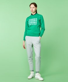 23区GOLF 軽量さが自慢！【WOMEN】ＣＨＥＥＲＳ ロゴニット