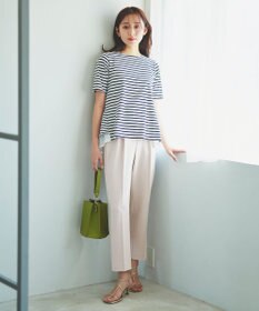 Feroux 【UVケア】バックペプラムチュニック Tシャツ