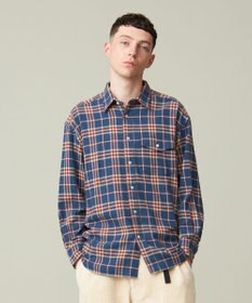 J.PRESS YORK STREET 【UNISEX】フランネル レギュラーカラーシャツ
