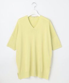 自由区 【新型登場！/WEB限定カラー有】ハイツイストコットンアセテート ニット5分袖