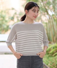 ANY L 【洗濯機可/アンチピリング/UVケア】アクリルガーターニット