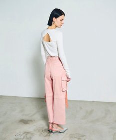 GRACE CONTINENTAL コクーンデニムカーゴパンツ