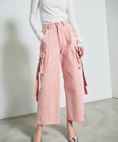 GRACE CONTINENTAL コクーンデニムカーゴパンツ