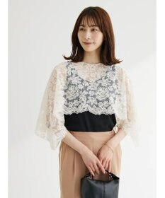 Green Parks ・ＳＵＧＡＲ　ＳＰＯＯＮ　２ｗａｙ刺繍レースベスト