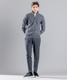 JOSEPH HOMME 【WEB限定】ヴィスコースリンクス　ハーフジップニット