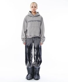 WEGO 【ユニセックス着用ITEM】コンパクトフィットロゴプルパーカー