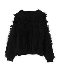 CRAFT STANDARD BOUTIQUE ボリュームフリンジニットプルオーバー