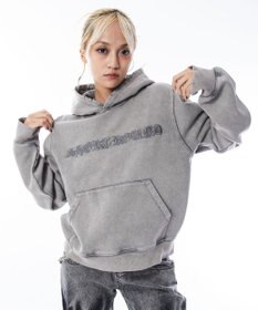 WEGO 【ユニセックス着用ITEM】コンパクトフィットロゴプルパーカー