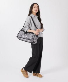 LeSportsac DELUXE MED WEEKENDER/ニュートラルレオパード