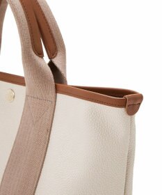 TOPKAPI 【Breath TOPKAPI】スコッチグレイン ネオレザー ミニ トート バッグ ショルダー付き S