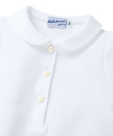 MIKI HOUSE HOT BISCUITS 【95-130cm】カノコ素材の丸衿半袖ポロシャツ