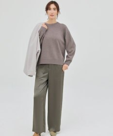 自由区 S 【SHIHOさん着用】ウールリバーノーカラー コート