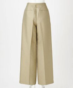 23区 【GOLD LABEL】ウールダブルクロス フロントボタン ワイドパンツ