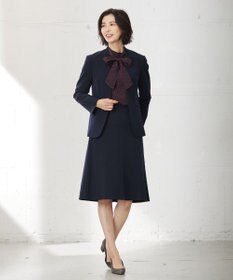 J.PRESS LADIES S T/Rアルガンシルク フレア スカート