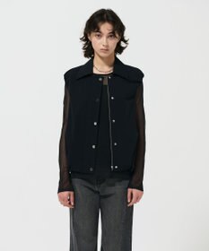 GRACE CONTINENTAL マットツイルタックジレ