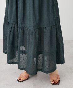 CRAFT STANDARD BOUTIQUE インド綿ドット刺繍スカート