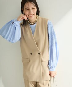 Green Parks Ｏ．洗えてストレッチ　Ｗボタンベスト