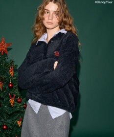 AMERICAN HOLIC 【PIZZA PLANET】衿付きニットプルオーバー