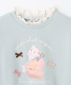 ANY KIDS フォトネコ 裏毛 トレーナー