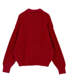 AMERICAN HOLIC 【PIZZA PLANET】衿付きニットプルオーバー