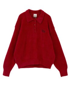 AMERICAN HOLIC 【PIZZA PLANET】衿付きニットプルオーバー